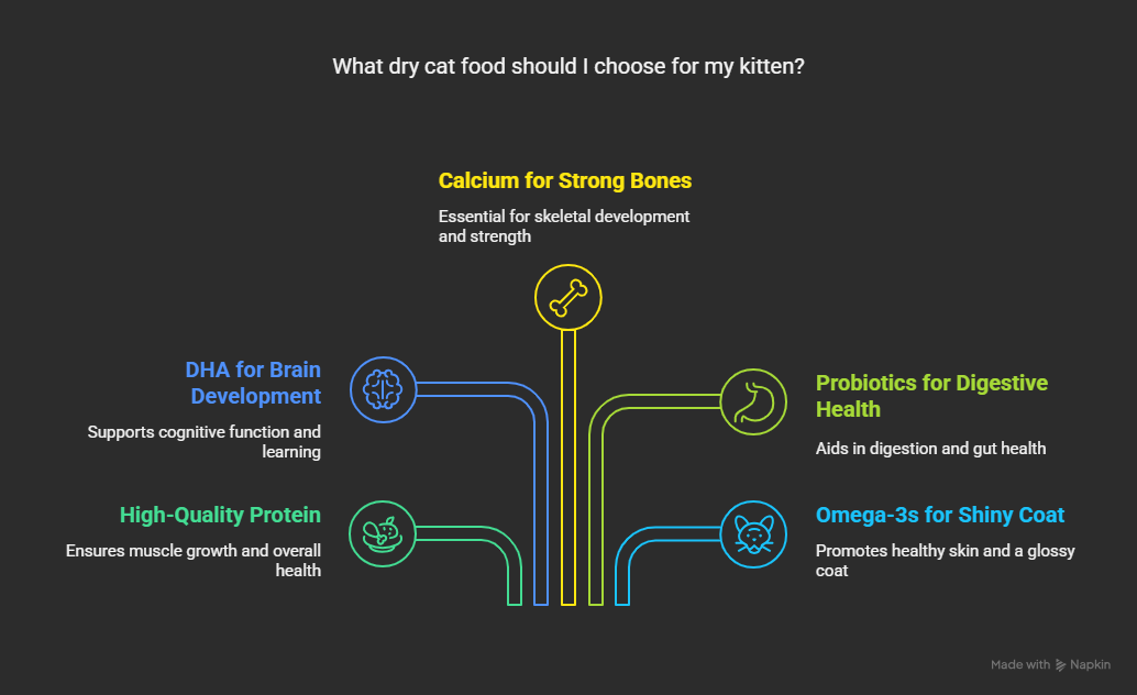 What dry cat food should i choose for my kitten ?
